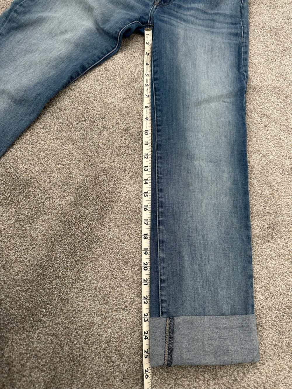 Lucky Brand Women's Straight Cropped Jeans in Medium Blue Wash Size 6 - Picture 8 of 9